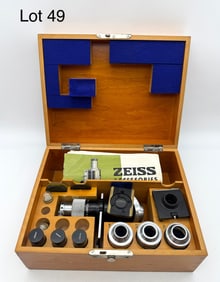 Carl Zeiss Jena Epi-Condenser 'W' In Custom Box With Lenses