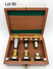 Box of Six Objective Lenses from J. Swift & Son And Leitz