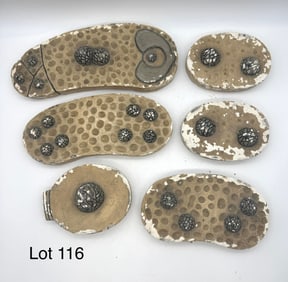 Vintage Set of Plaster Cell Division Biology Models