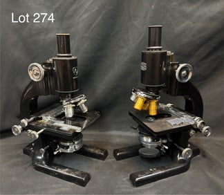 Two Vintage Spencer/American Optical Microscopes