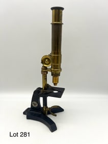 Antique C Baker Student Microscope