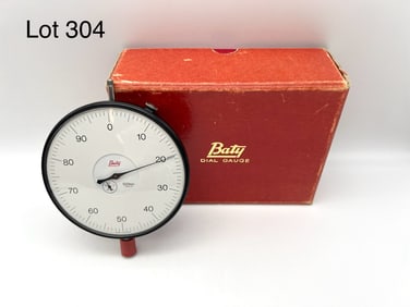 A Boxed Baty Dial Test Indicator