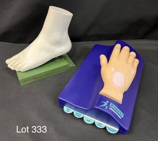 Duo of Pharmaceutical Rep Models of Hand and Foot
