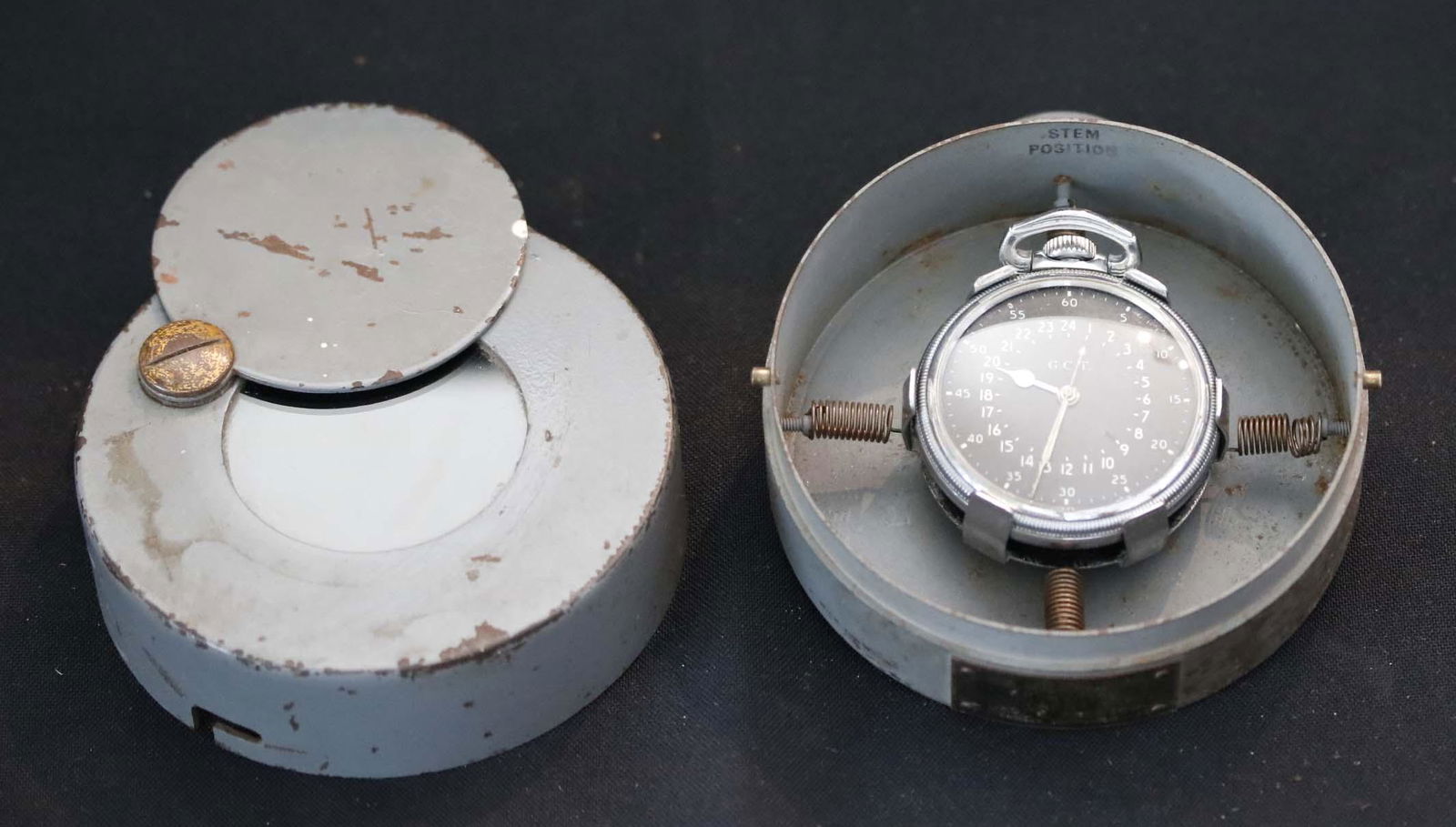 Militaria;  AN 5740 Master Navigation Chronometer - Army Air Forces navigators in World War II (1 of 1)