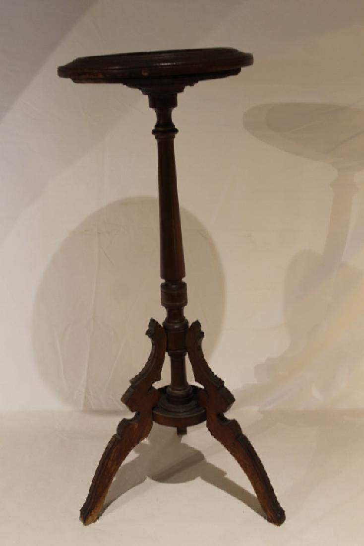 Walnut Marbletop Stand (1 of 5)