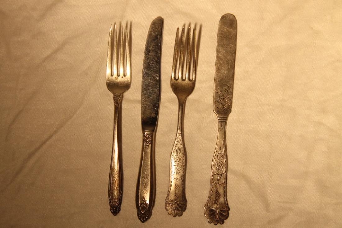 2 Childs Silver Fork & Knife Sets (1 of 5)
