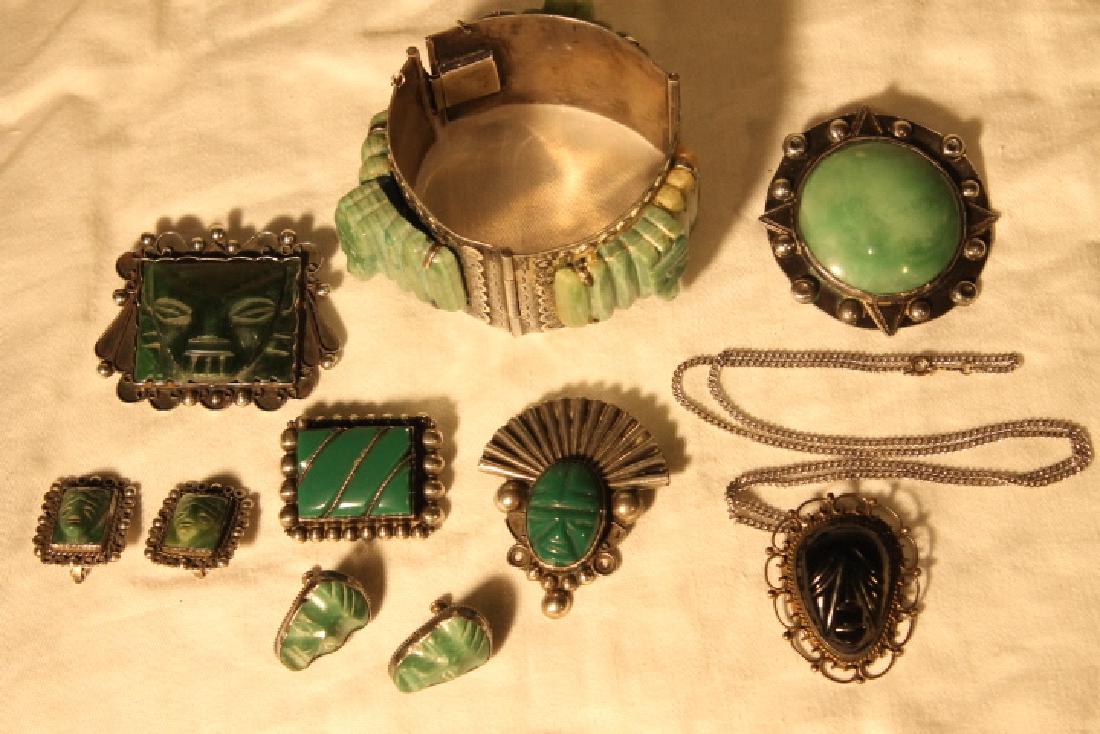 Lot of Mexican Silver Jewelry (1 of 8)