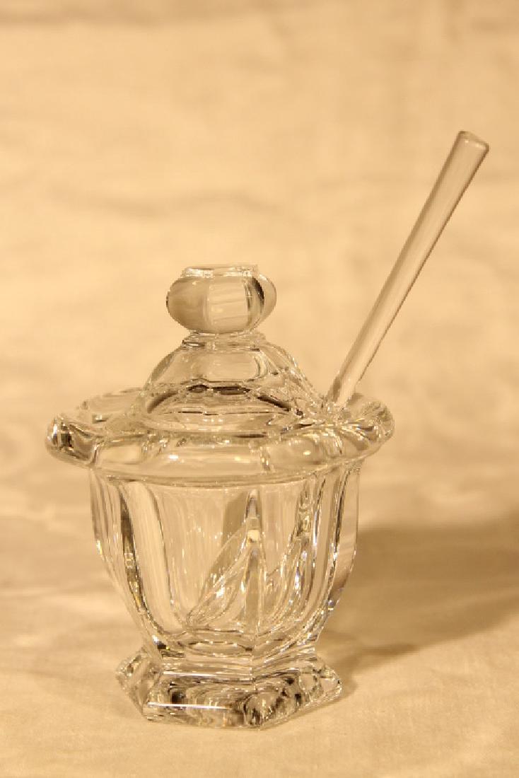 Baccarat Mustard Pot & Spoon (1 of 4)