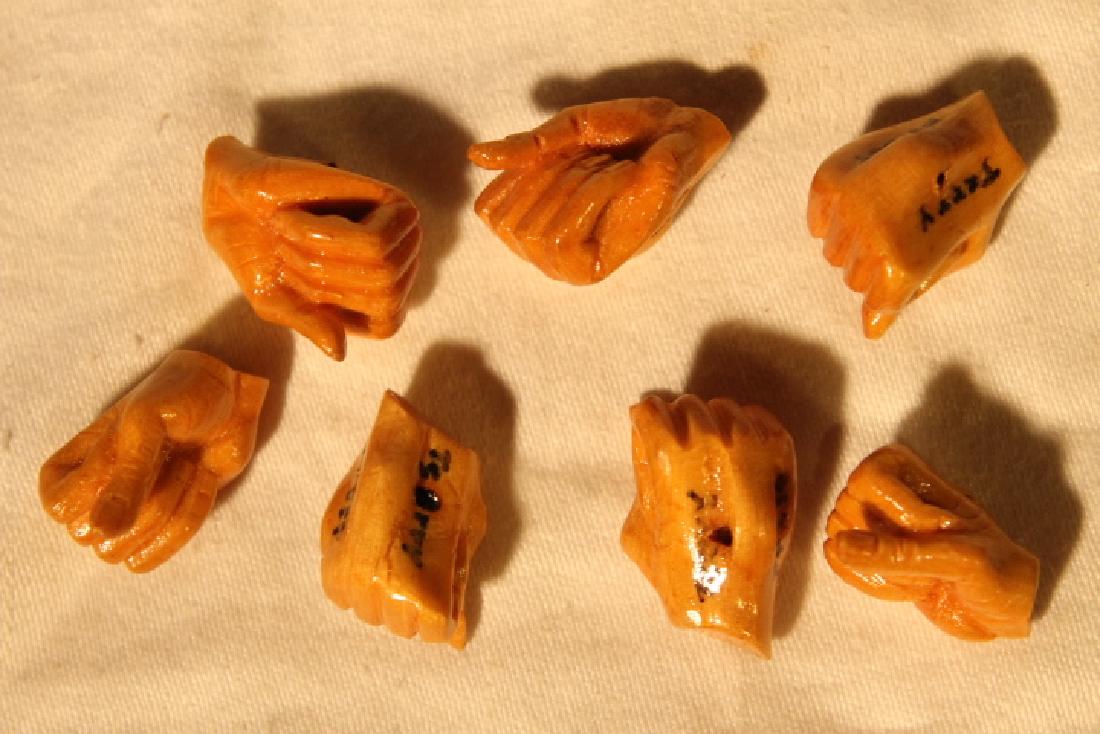 Terry Frost Set of 7 Carved Buttons (1 of 4)