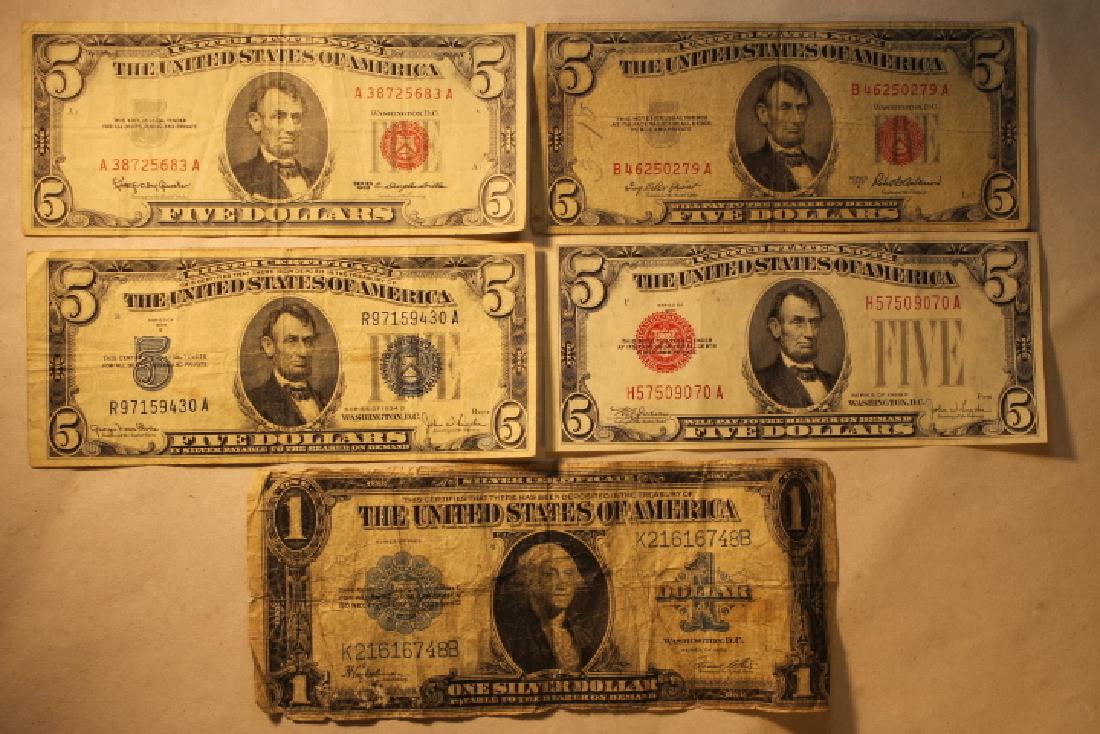 5 Assorted Bank Notes (1 of 2)