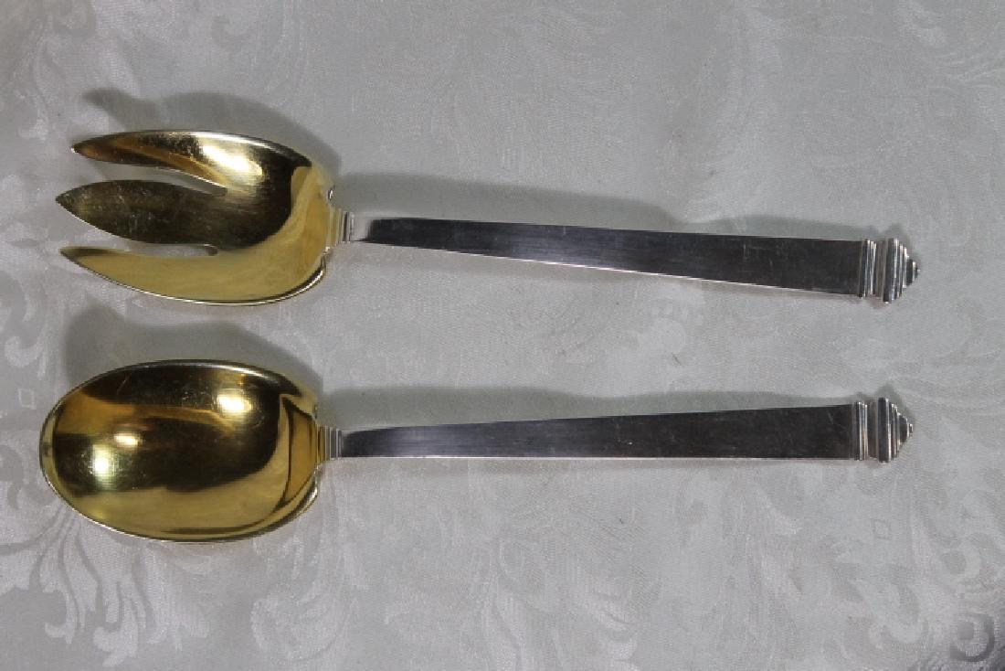 Two Tiffany Sterling "Hampton" Pattern Servers (1 of 5)