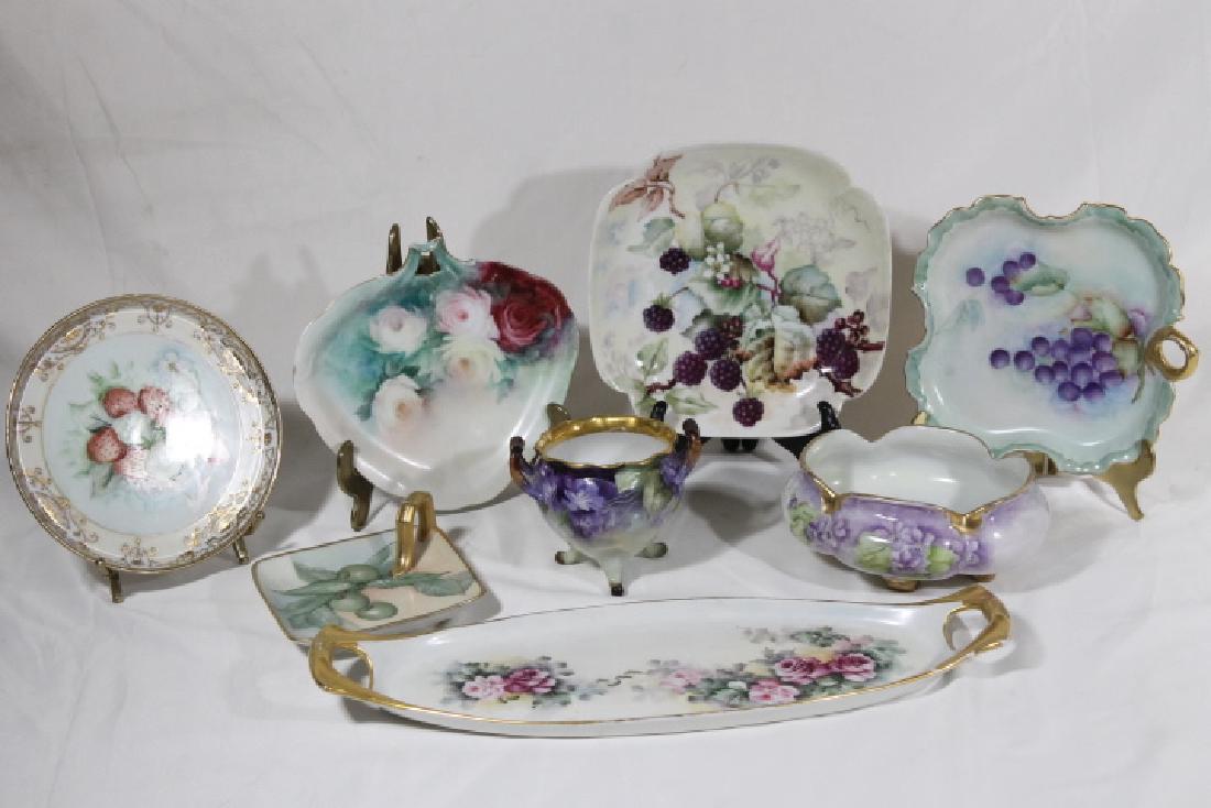 8 Pcs of Hand Ptd. Porcelain (1 of 9)