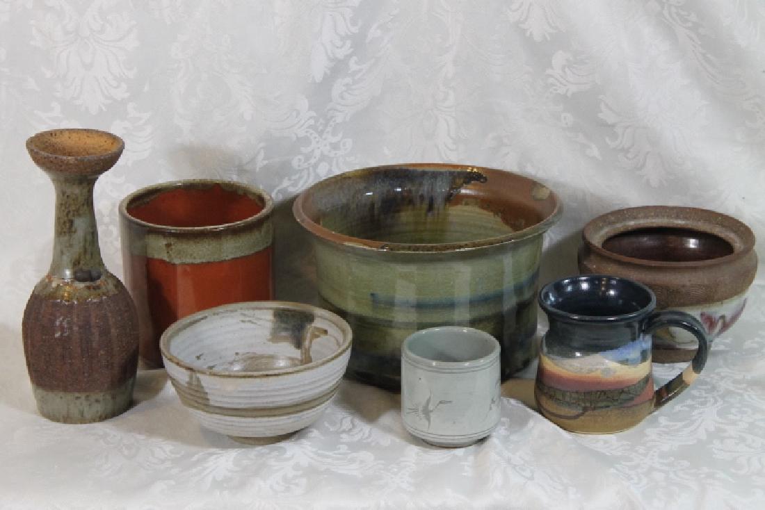 Seven Pottery Pcs (1 of 9)