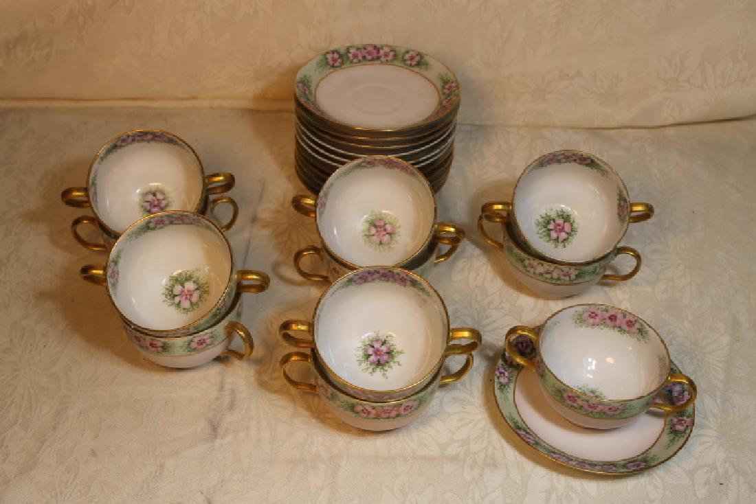 Limoge Cups & Saucers (1 of 4)