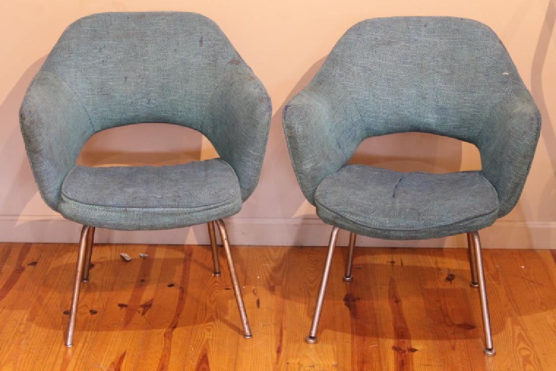 Pr. of Mid Century Arm Chairs (1 of 2)