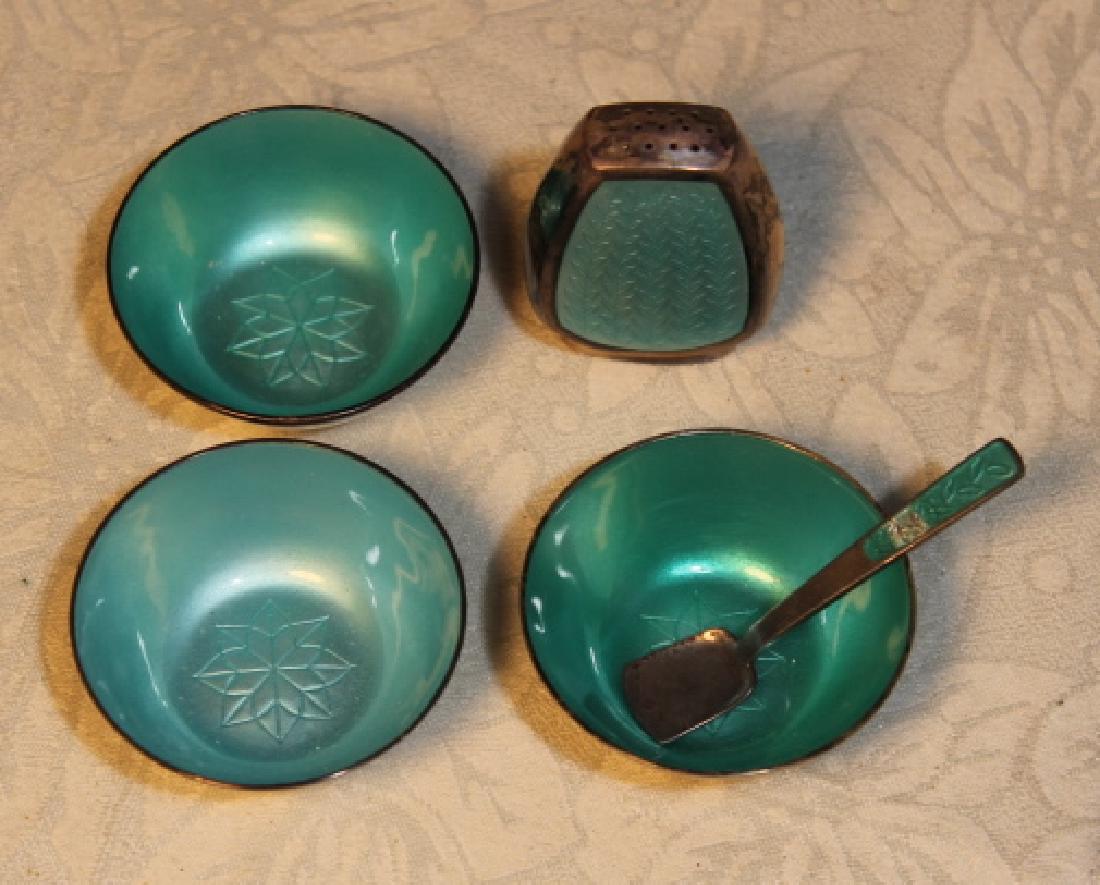 Five Pcs, A. Michelsen, Sterling & Enamel (1 of 5)