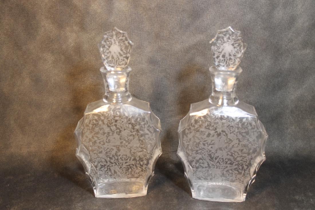 Pr. of Baccarat Decanters, [Leilah Jasmina] (1 of 6)
