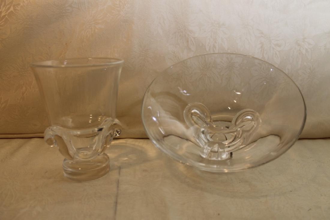 Steuben Bowl & Vase (1 of 4)