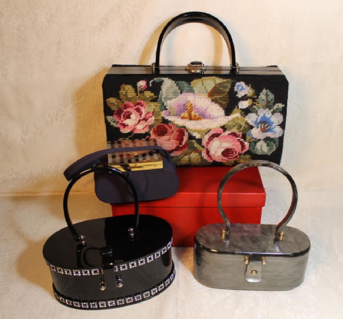 Four Lucite Mid Modern Purses (1 of 13)