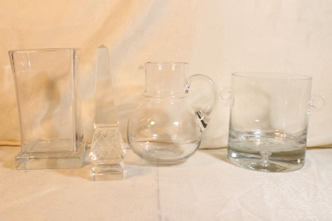 Four Clear Glass Items (1 of 6)