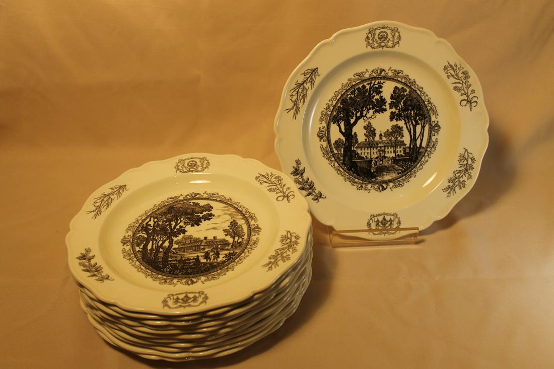 1st edition set of 12 historical plates of Virginia, (1 of 4)