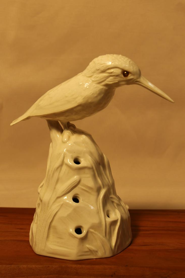 Wedgwood flower frog in the shape of a Kingfisher, (1 of 3)