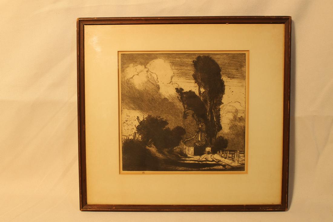 Possibly California artist, monogrammed signature lower (1 of 6)