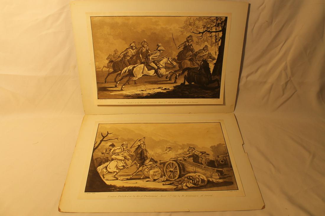 Two 18th century aquatints from the rare series (1 of 3)