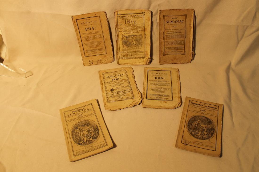 1811, 1814, 1815 Andrew Beers, 1812, Robert Thomas, (1 of 9)