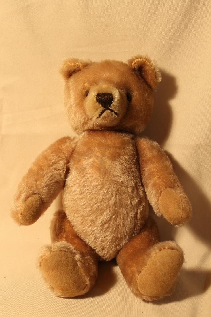 12 1/2" steiff mohair bear, jointed with button in ear (1 of 3)