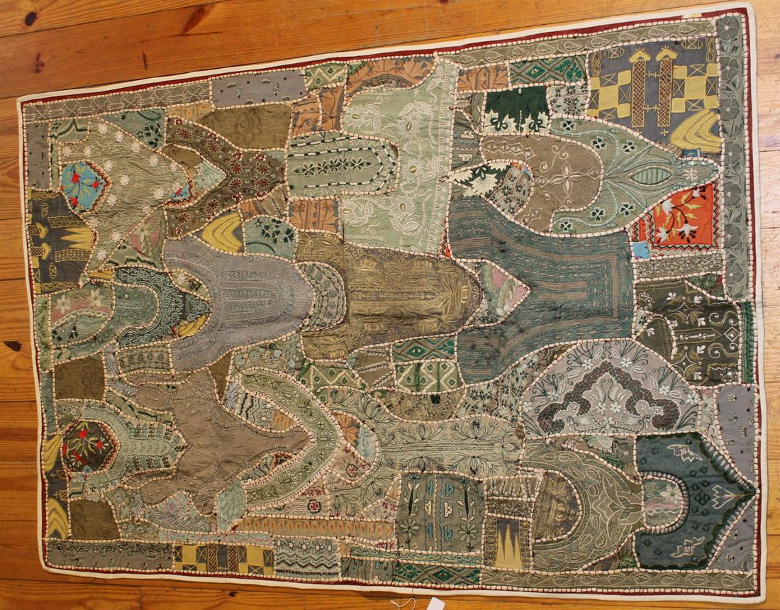 Wall hanging made in India with "Matta, New York" (1 of 4)