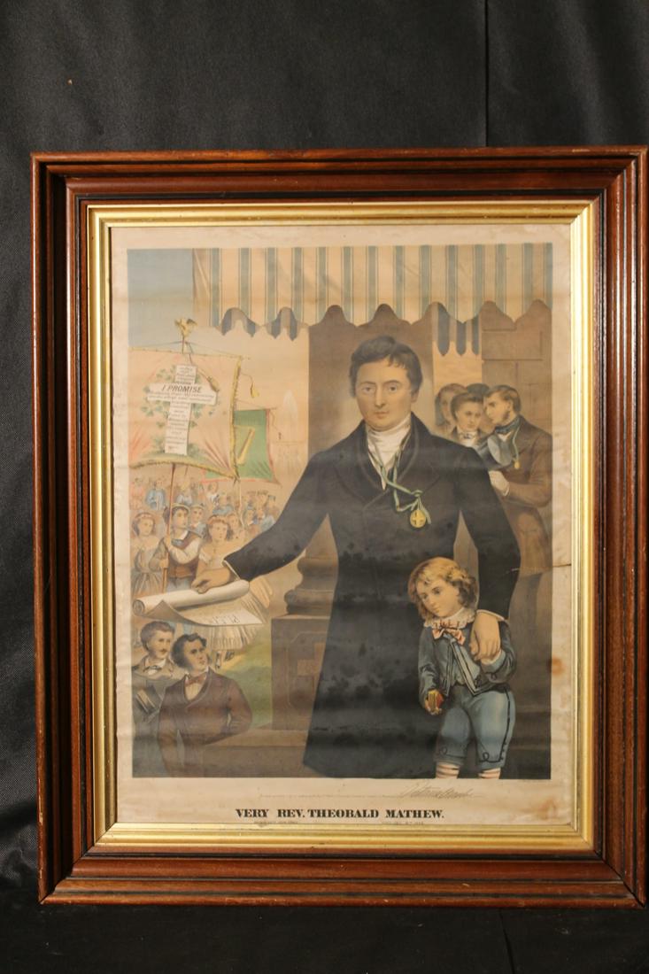 Litho of the Very Reverend Theobald Mathew (1 of 4)