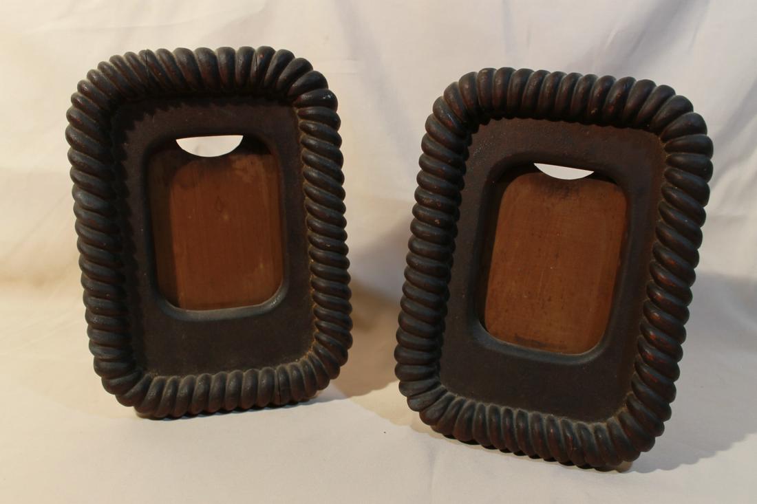 Pr. of Rope Turned Table Frames (1 of 3)