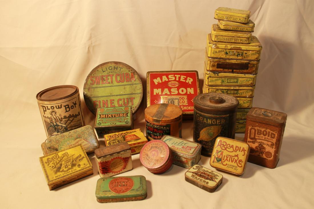 Twenty Six Tobacco Tins (1 of 5)