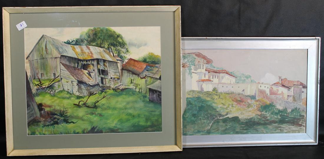 Lot of 2 Watercolors (1 of 10)