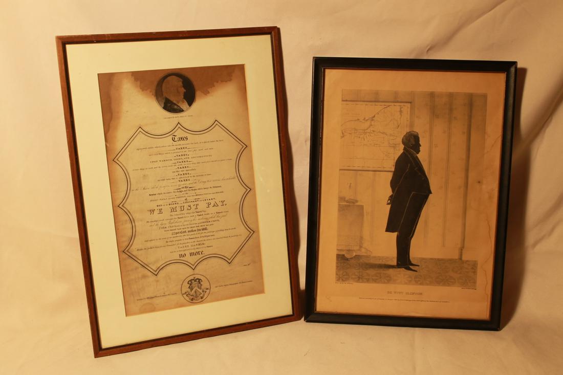 Dewitt Clinton and Taxes We Must Pay Prints (1 of 7)