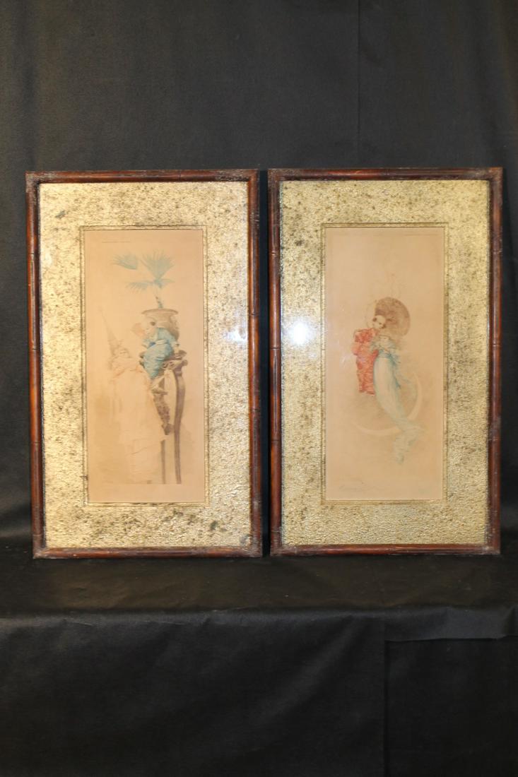 Two Hand Colored Prints, Charles Dater Weldon (1 of 5)