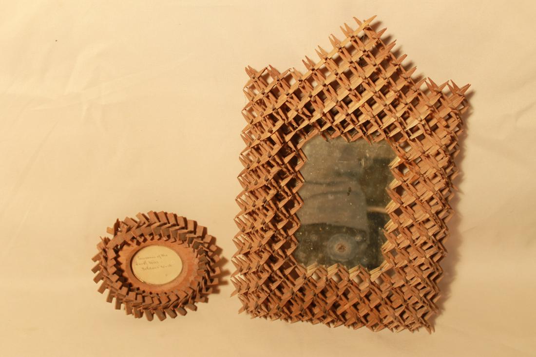 Stick Framed Mirror and Civil War Frame (1 of 5)