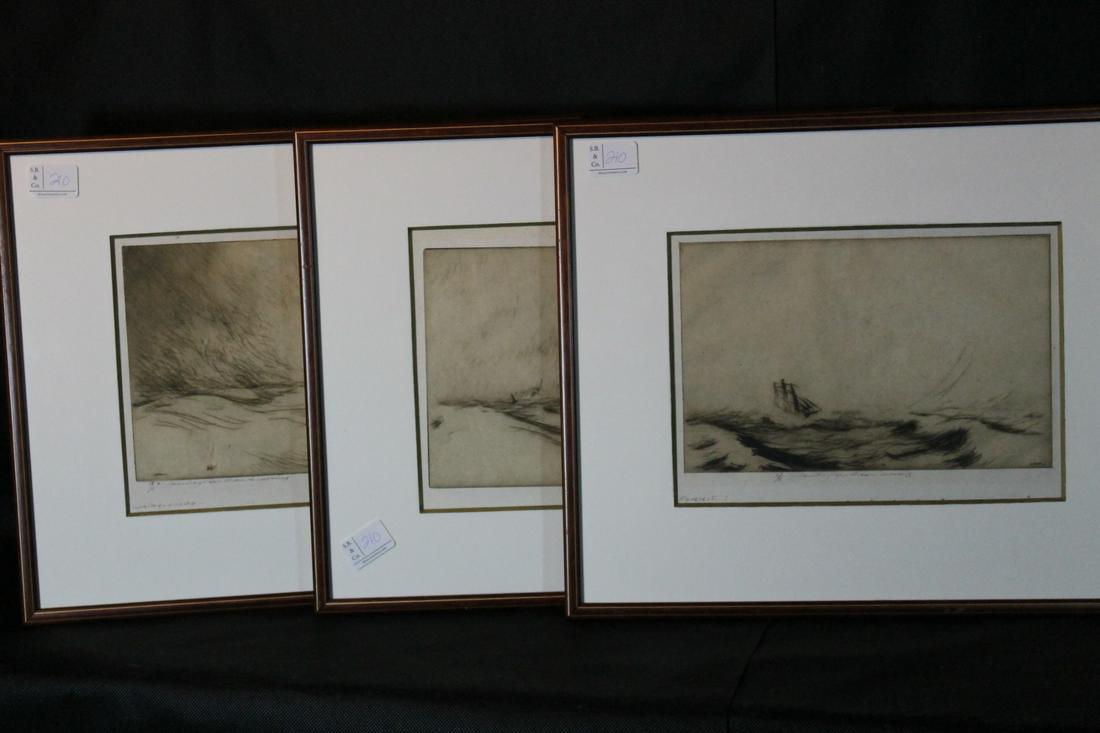 Charles J.A. Wilson [Scottish 1880] Etchings (1 of 4)