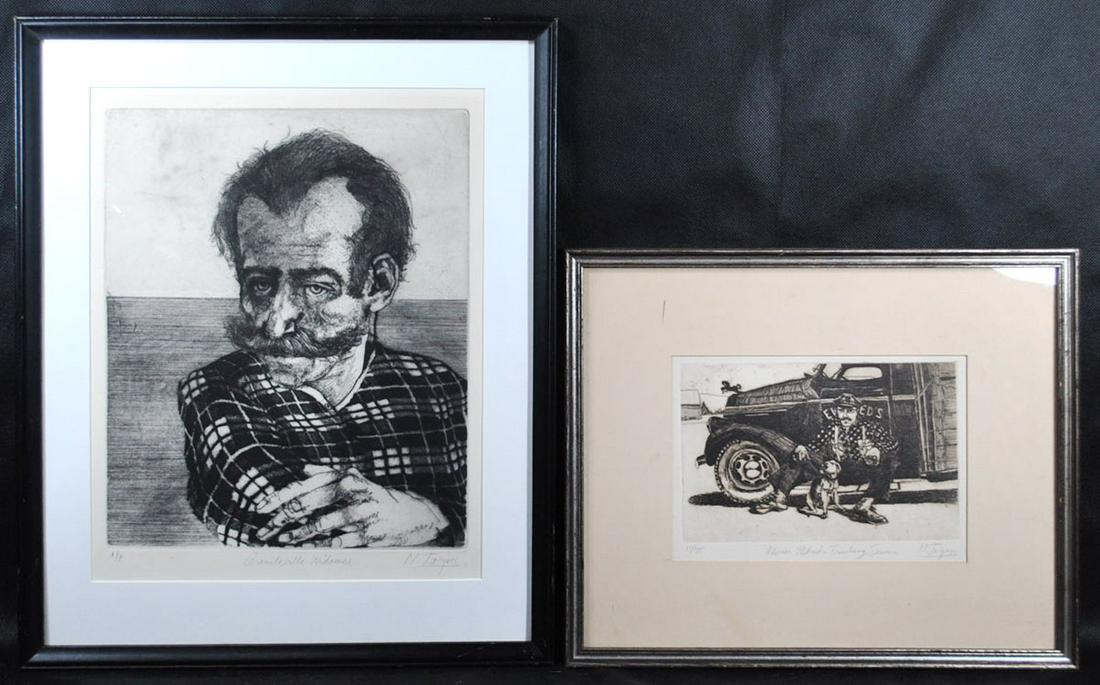 M. Jacques,  2 Etchings (1 of 6)