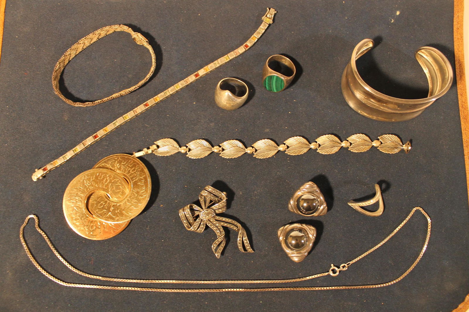 Eleven Misc Sterling Jewelry Pieces (1 of 3)