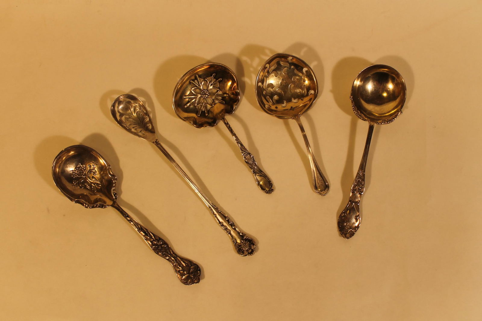 Five Sterling Silver Servers (1 of 4)