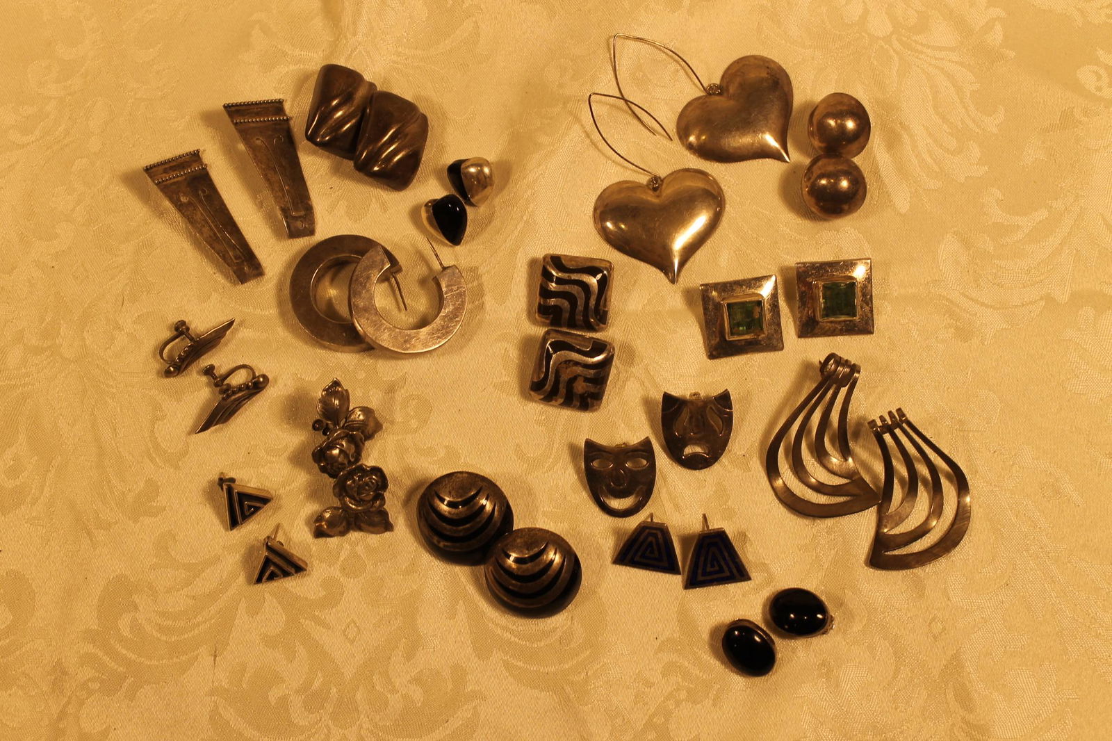 16 Pr. of Sterling Earrings (1 of 3)