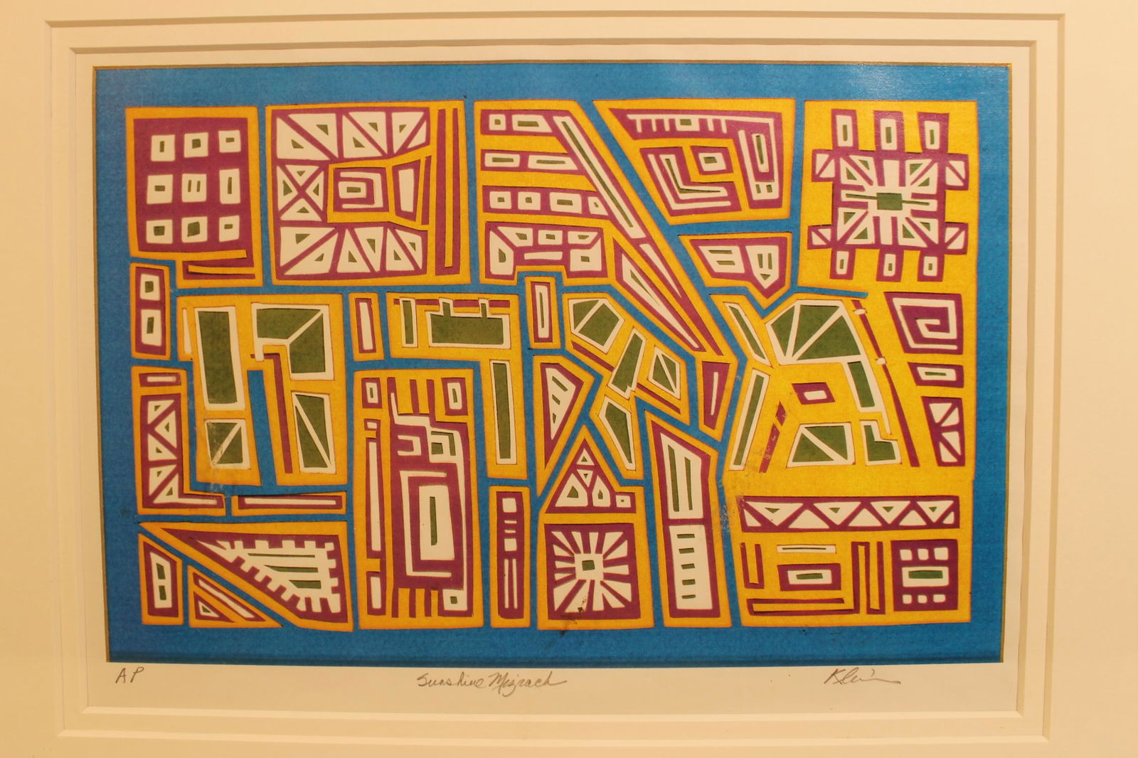 Artist Proof, Pencil Signed "Klein" (1 of 8)