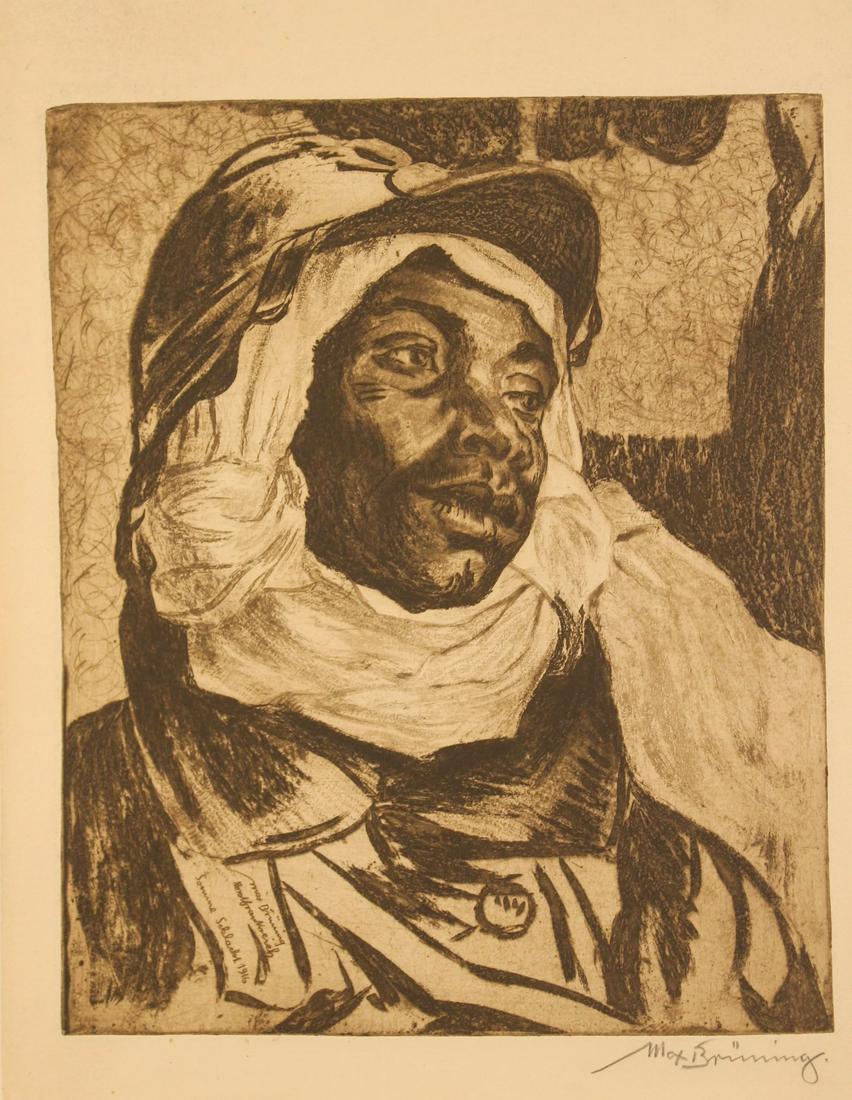 Max Bruning etching, [german] (1 of 2)