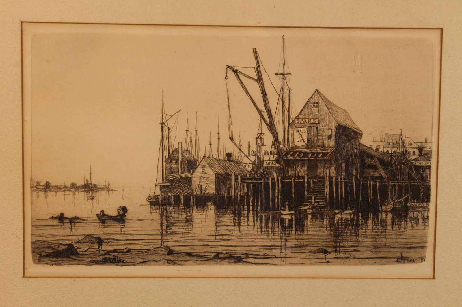 C.A. Platt, etching (1 of 3)