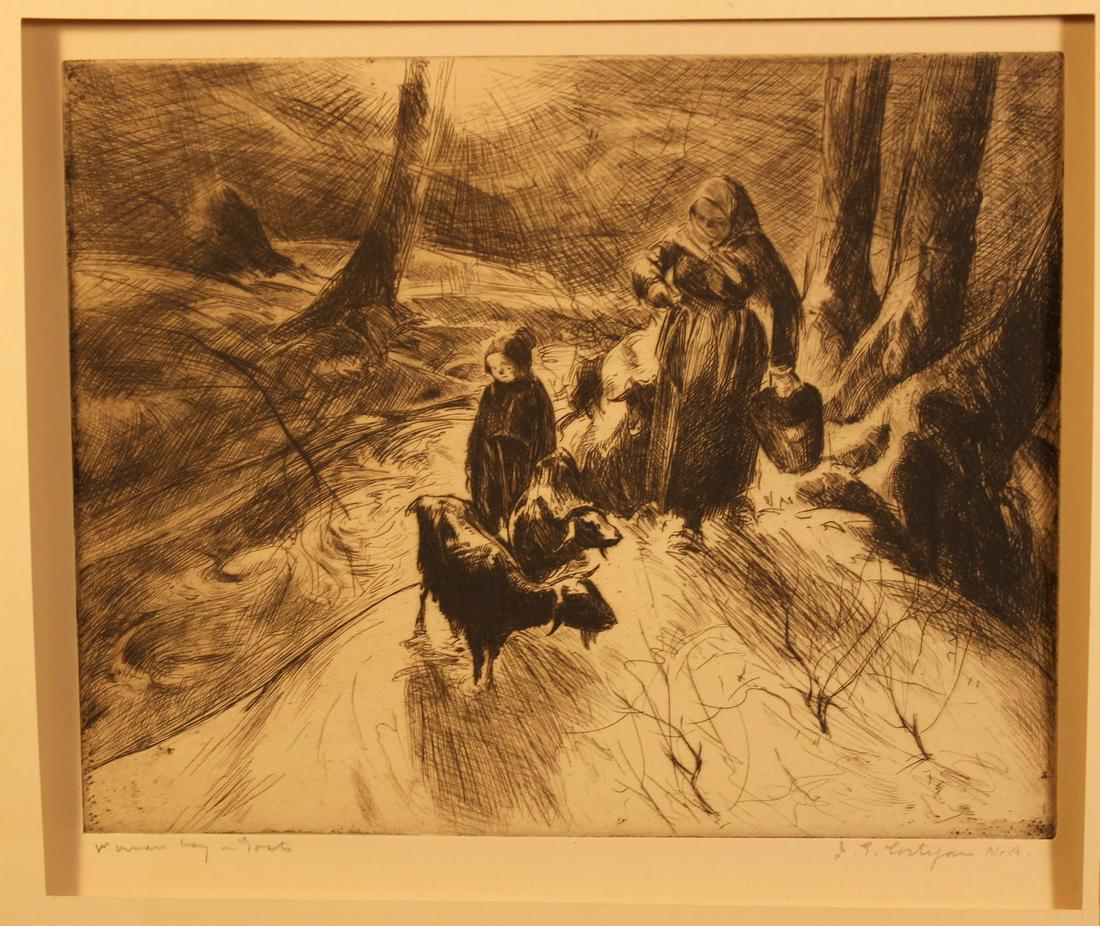 Etching, John Costigan (1 of 2)