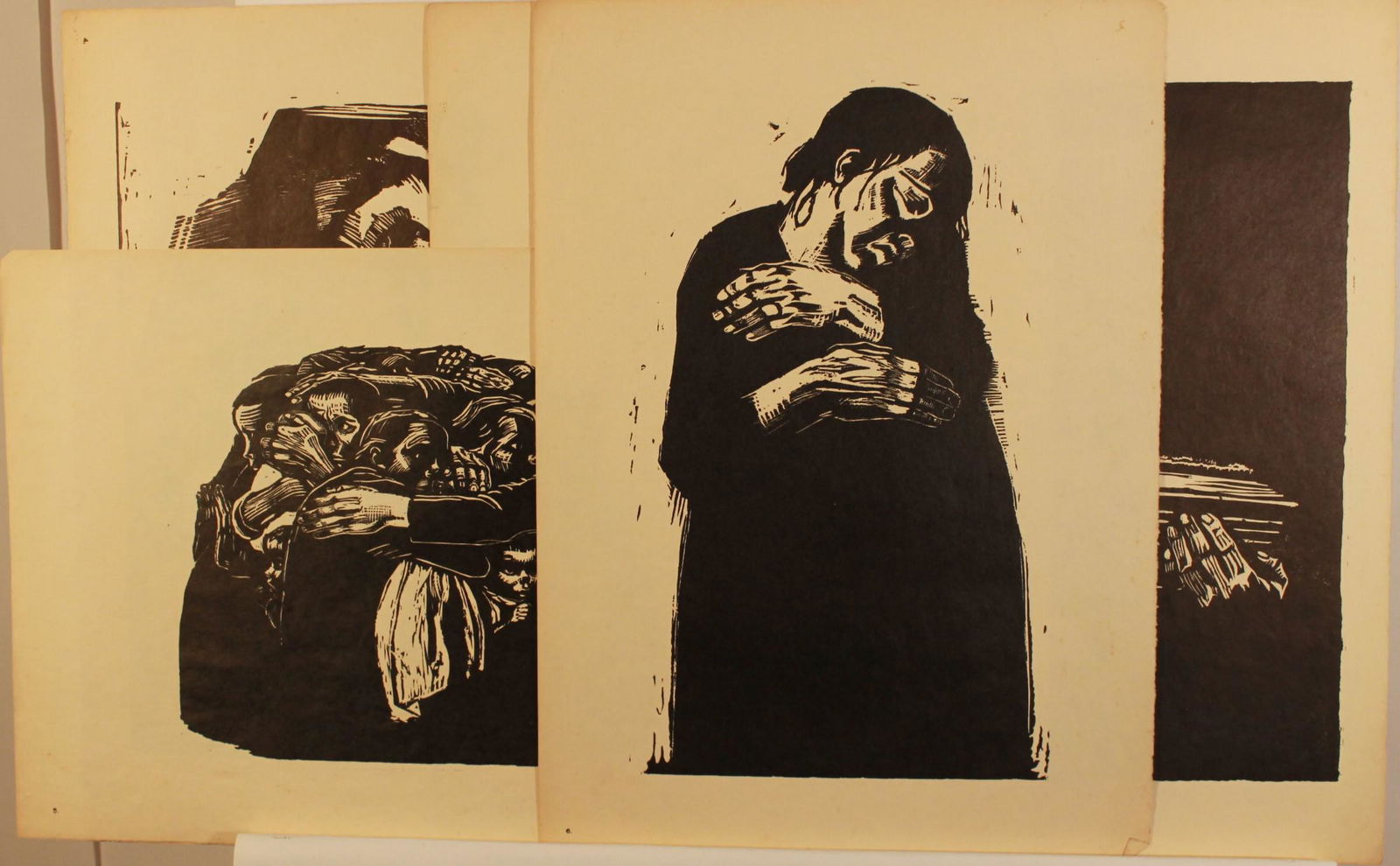Lot of 6 Kathe Kollwitz facsimile prints, 1939 (1 of 8)