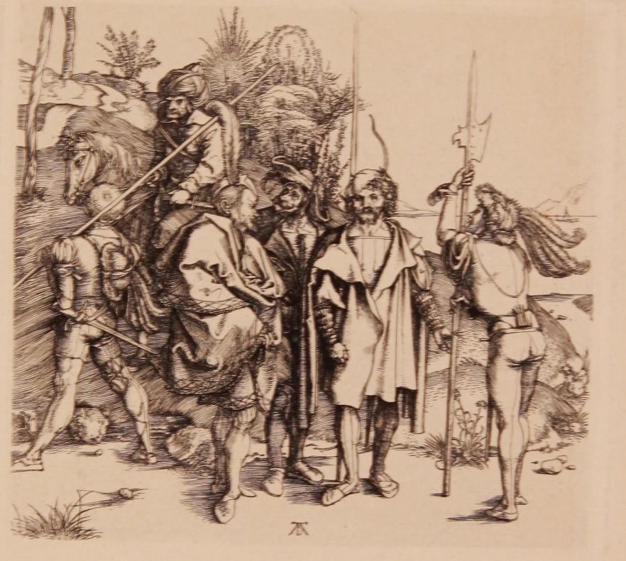 Albrecht Durer etching (1 of 4)