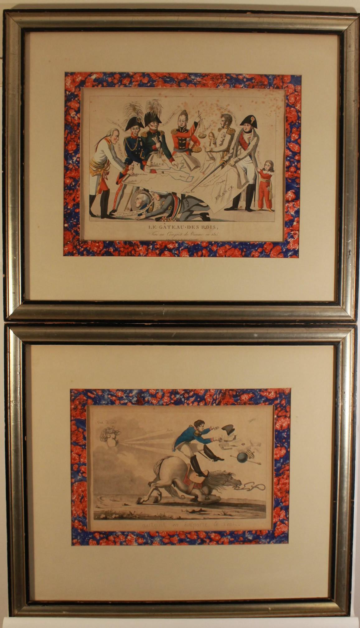 Pr. Of French Satirical Prints (1 of 4)